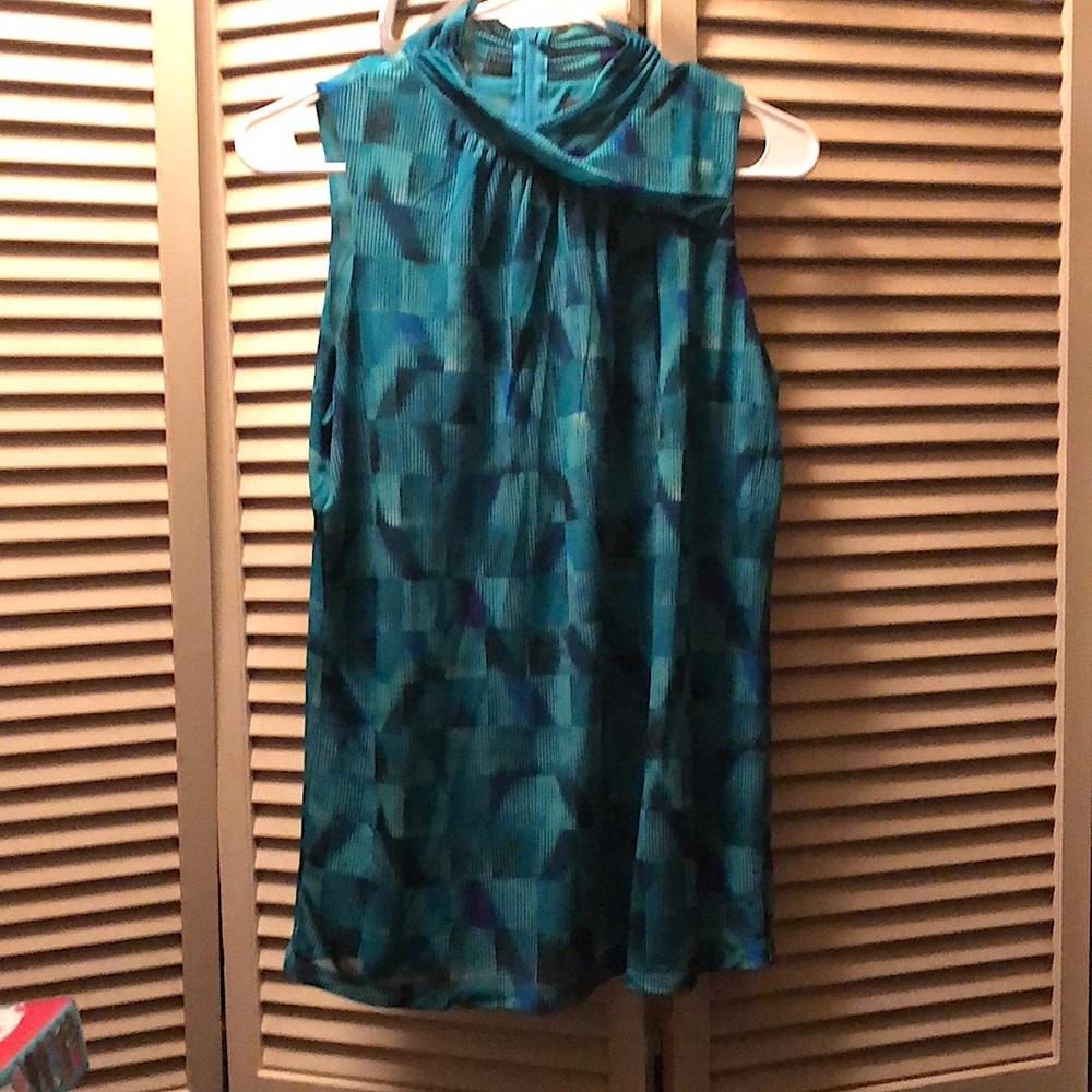 Green summer blouse